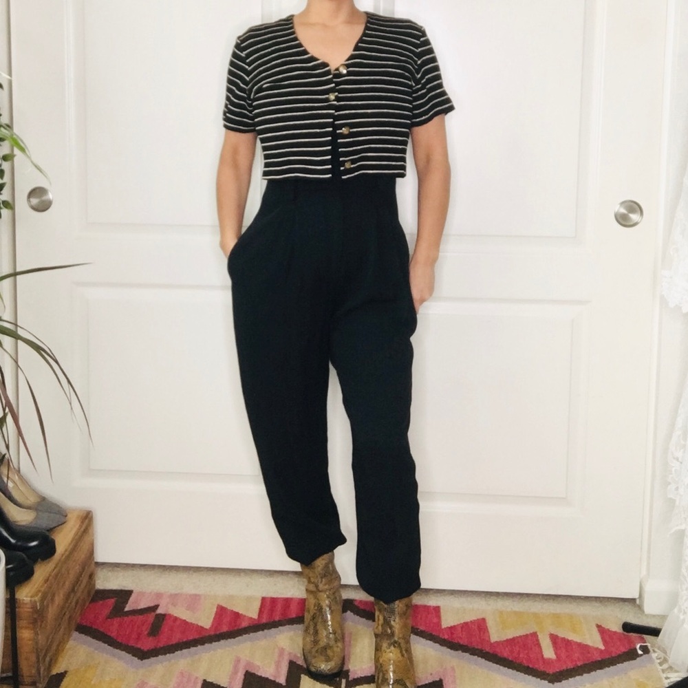 90’s Menu jumpsuit Vintage size 8 fits like a S - Picture 3 of 16